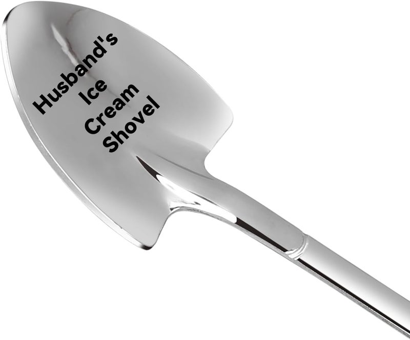 stormroo Valentine's Day Gifts for Husband him Fathers Day from kids Papa Boyfriend, Funny Husband’s Ice Cream Shovel Gifts for Men Dad Birthday, Husband Wedding Anniversary Presents - Image 1